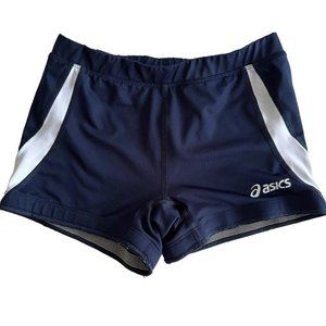 ASICS Navy Blue Trial Short Running Training Tights‎ Ladies Athletic Shorts, S